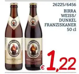 Zona Franziskaner birra weiss/dunkel offerta