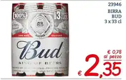 Zona Birra Bud offerta