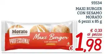 Maxi Burger con sesamo Morato