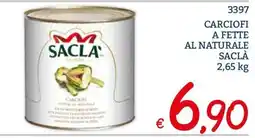 Zona Carciofi a fette al naturale Saclà offerta