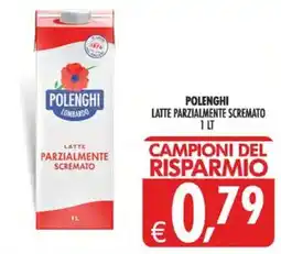 Deco Iperstore Polenghi latte parzialmente scremato offerta