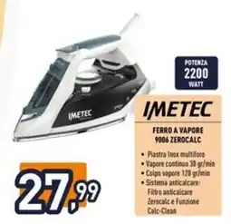 Iper La Grande Ferro a vapore Imetec offerta