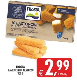 Deco Iperstore Frosta bastoncini di merluzzo offerta