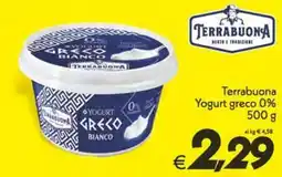 Iper Super Conveniente Terrabuona Yogurt greco 0% Bianco offerta