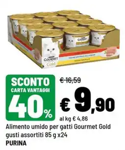 Iper La Grande Alimento umido per gatti Gourmet Gold offerta