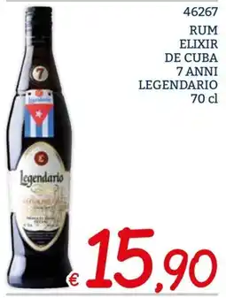 Zona Rum Elixir de Cuba Legendario offerta
