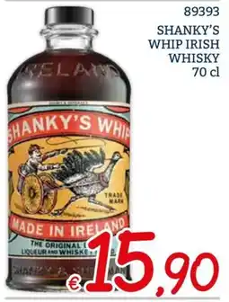 Zona Shanky's whip Irish whisky offerta