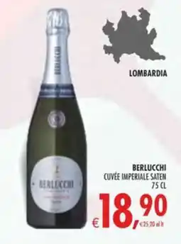 Deco Iperstore Berlucchi Cuvée Imperiale Saten offerta