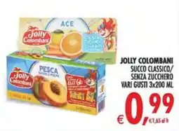 Deco Iperstore Jolly Colombani Succo Classico Senza Zucchero offerta