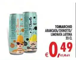Deco Iperstore Tomarchio aranciata/chinotto/limonata lattina offerta