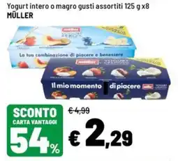 Iper La Grande Yogurt intero o magro Müller offerta