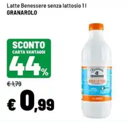 Iper La Grande Latte Benessere senza lattosio Granarolo offerta