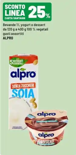 Iper La Grande Bevande 1l, yogurt o dessert ALPRO offerta