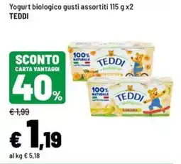 Iper La Grande Yogurt biologico Teddi offerta