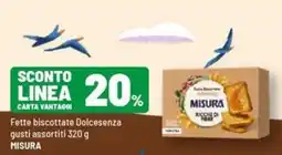 Iper La Grande Fette biscottate Dolcesenza Misura offerta