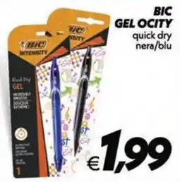 Iper Super Conveniente Bic gel ocity quick dry nera/blu offerta