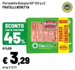 Iper La Grande Mortadella Bologna IGP Fratelli Beretta offerta