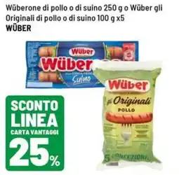 Iper La Grande Wüber gli Originali di pollo offerta