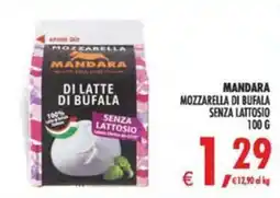 Deco Iperstore Mandara mozzarella di bufala senza lattosio offerta