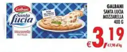 Deco Iperstore Galbani Santa Lucia Mozzarella per pizza offerta