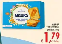 Deco Iperstore Misura fette biscottate offerta
