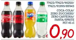 Zona Coca-Cola/Zero Zuccheri/Fanta/Sprite offerta