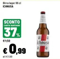 Iper La Grande Birra lager Ichnusa offerta
