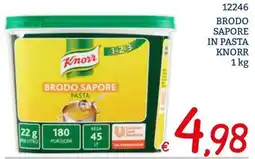 Zona Brodo sapore pasta Knorr offerta