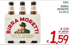 Zona Birra Moretti offerta