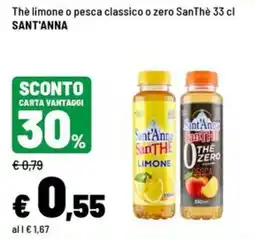 Iper La Grande Thè limone o pesca classico o zero SanThè offerta