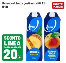 Iper La Grande Bevanda di frutta gusti assortiti offerta