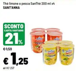 Iper La Grande Thè limone o pesca Sant'Anna offerta