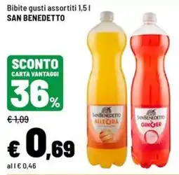 Iper La Grande Bibite gusti assortiti SAN BENEDETTO offerta