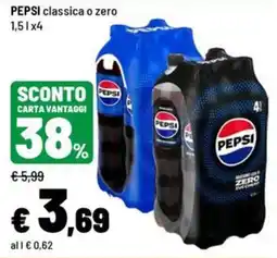 Iper La Grande Pepsi classica o zero offerta