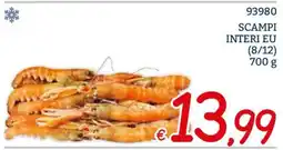 Zona Scampi interi eu offerta