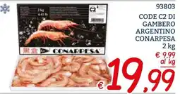 Zona Gambero argentino Conarpesa offerta