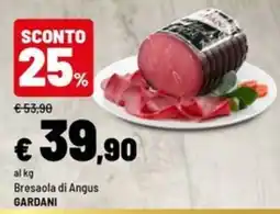 Iper La Grande Bresaola di Angus Gardani offerta