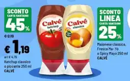 Iper La Grande Ketchup classico CALVÉ offerta