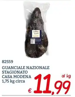 Zona Guanciale nazionale stagionato Casa Modena offerta