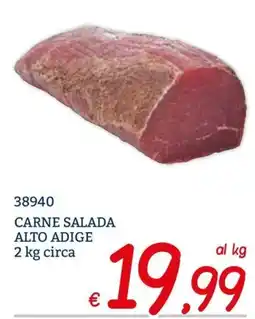 Zona Carne salada alto adige offerta