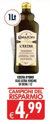 Deco Iperstore Costa d'Oro olio extra vergine di oliva offerta