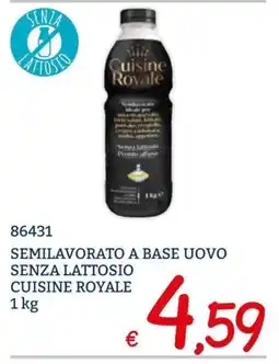 Zona Semilavorato a base uovo senza lattosio Cuisine Royale offerta