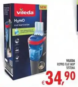 Deco Iperstore Vileda H2PRO Flat Mop Sistema offerta