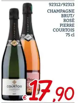 Zona Champagne brut/ rosè pierre courtois offerta