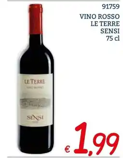Zona Vino rosso Le Terre Sensi offerta