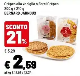 Iper La Grande Crêpes alla vaniglia o Farci Crêpes Bernard Jarnoux offerta