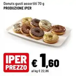 Iper La Grande Donuts gusti assortiti offerta