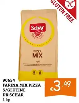 Zona Farina mix pizza s/glutine Dr Schar offerta