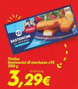Iper Super Conveniente Findus Bastoncini di merluzzo offerta