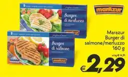 Iper Super Conveniente Marazur Burger di salmone/merluzzo offerta